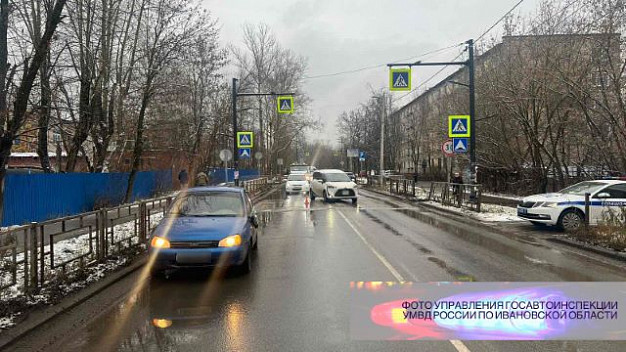 50-летнюю женщину сбили на «зебре» в Иванове